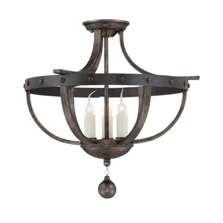 Savoy house 6-9540-3-196 Alsace 3 Light Semi Flush потолочный светильник