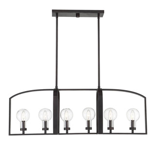 Savoy house 1-2111-6-13 Brockton 6 Light Outdoor Linear Chandelier уличный светильник