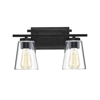 Savoy house 8-1020-2-BK Calhoun 2 Light Bath Bar настенный светильник
