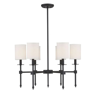 Savoy house 1-305-6-89 Chatham 6 Light Chandelier 