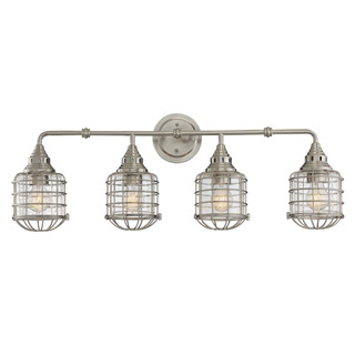 Savoy house 8-575-4-SN Connell 4 Light Bath Bar настенный светильник