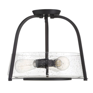 Savoy house 6-2183-3-13 Dash 3 Light English Bronze Semi Flush Mount 