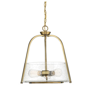 Savoy house 7-2180-3-322 Dash 3 Light Warm Brass Pendant 