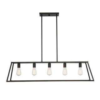 Savoy house 1-327-5-44 Denton 5 Light Bronze Linear Chandelier 