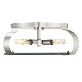 Savoy house 6-2158-16-SN Drummond 16-inch Satin Nickel Flush Mount 