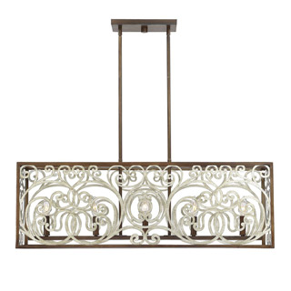 Savoy house 1-1912-5-152 Erhardt 5 Light Linear Chandelier 