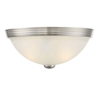 Savoy house 6-780-11-SN 11" Flush Mount White Glass 