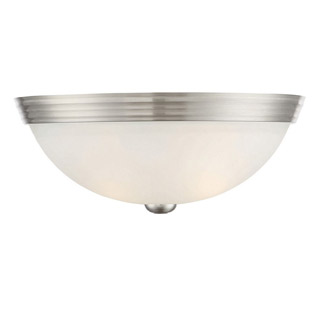 Savoy house 6-780-13-SN 13" Flush Mount White Glass 