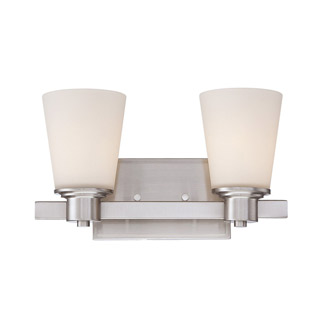 Savoy house 8-1080-2-SN Fontaine 2 Light Bath Bar настенный светильник