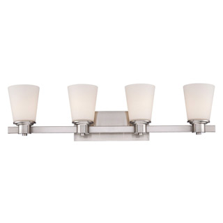 Savoy house 8-1080-4-SN Fontaine 4 Light Bath Bar настенный светильник