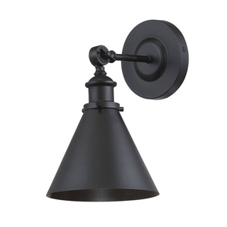 Savoy house 9-0901-1-89 Glenn 1 Light Black Wall Sconce 