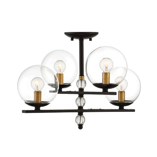 Savoy house 6-18004-4-79 Granville 4 Light Semi Flush потолочный светильник