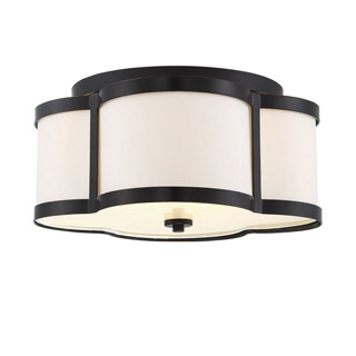 Savoy house 6-2706-3-44 Lacey 3 Light Bronze Semi Flush 