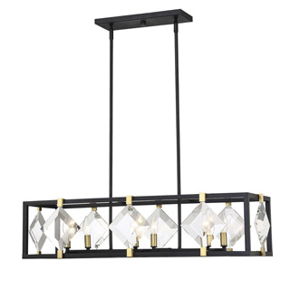 Savoy house 1-641-6-77 Lowell 6 Light Trestle люстра