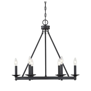 Savoy house 1-307-6-89 Middleton 6 Light Chandelier 