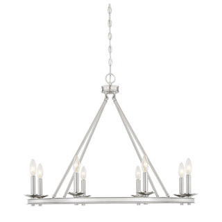 Savoy house 1-308-8-SN Middleton 8 Light Chandelier 
