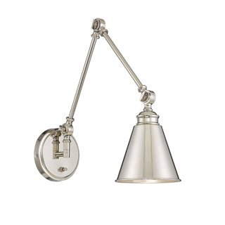 Savoy house 9-961CP-1-109 Morland 1 Light Adjustable Sconce with Plug 