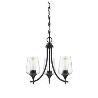 Savoy house 1-4031-3-BK Octave 3 Light Black Chandelier 