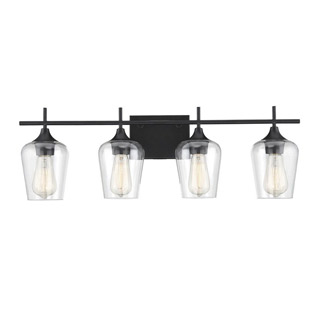 Savoy house 8-4030-4-BK Octave 4 Light Bath Bar 