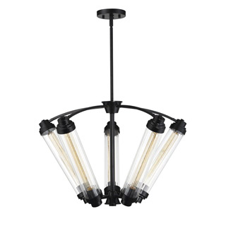 Savoy house 1-16002-5-44 Pike 5 Light Bronze Chandelier 