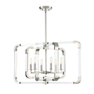 Savoy house 7-1660-6-109 Rotterdam 6 Light Pendant 