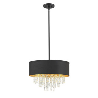 Savoy house 6-2292-4-126 Sparkler 4 Light Convertible Semi Flush/Pendant 