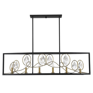 Savoy house 1-2033-6-62 Suave 6 Light Linear Chandelier 