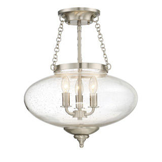 Savoy house 6-9040-3-SN Lowry 3 Light Semi-Flush потолочный светильник