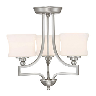 Savoy house 6P-7213-3-SN Terrell 3 Light Semi Flush потолочный светильник