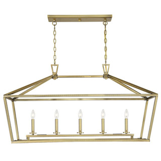 Savoy house 1-324-5-322 Townsend 5 Light Trestle 