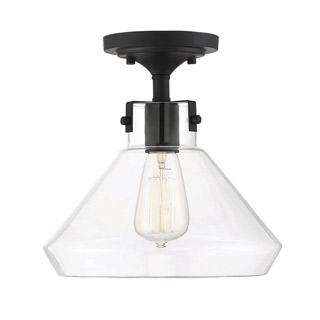 Savoy house 6-9137-1-89 Walpole Black Semi Flush 