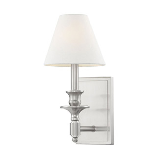 Savoy house 9-0700-1-SN Washburn 1 Light Sconce 