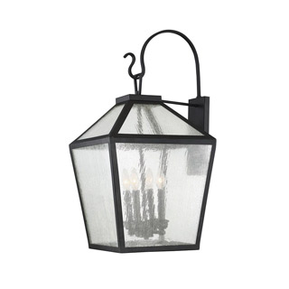 Savoy house 5-102-BK Woodstock 4 Light Outdoor Wall Lantern 