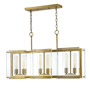 Иконка Savoy house 1-0602-6-322 Prescott 6 Light Warm Brass Linear Chandelier 