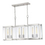Иконка Savoy house 1-0602-6-SN Prescott 6 Light Satin Nickel Linear Chandelier 