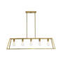 Иконка Savoy house 1-327-5-322 Denton 5 Light Warm Brass Linear Chandelier 
