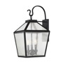 Иконка Savoy house 5-101-BK Woodstock 3 Light Outdoor Wall Lantern 