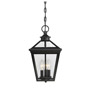 Иконка Savoy house 5-146-BK Ellijay 9" Steel Hanging Lantern потолочный светильник